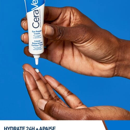 Celvess Cosmetic Cerave Repairing Eye Cream in 14ml jar, smooth texture, designed for delicate eye area care