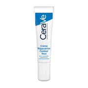 Cerave Crème Réparatrice Contour des Yeux, 14ml, soothing eye care cream in a small jar with a white and blue label.