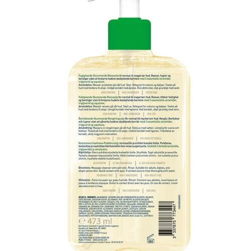 CeraVe hydrating cleansing oil for normal to very dry skin in 236ml bottle, gentle skin care from Celvess Cosmetic.