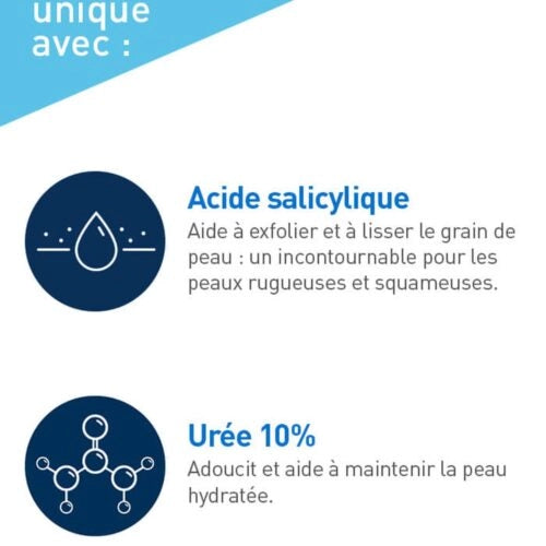 Cerave SA crème anti-rugosités pour peau sèche, rugueuse et squameuse, 10% urée, 340g, lotion pour le corps.