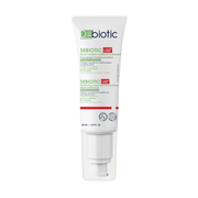 Celvess Cosmetic D-BIOTIC Sebiotic matte hydrating facial sunscreen SPF50+ in 50ml tube, visible with smooth, matte finish.