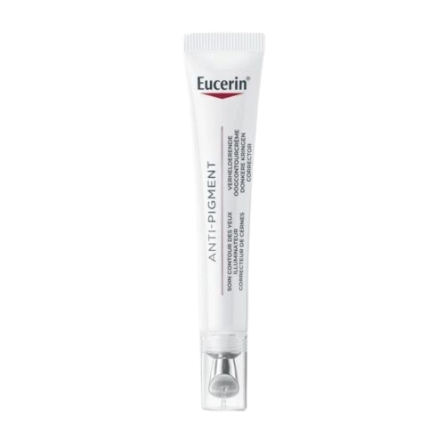 EUCERIN Anti-Pigment Eye Contour Cream by Celvess Cosmetic, illuminating 15ml anti-dark circle eye cream with brightening properties.