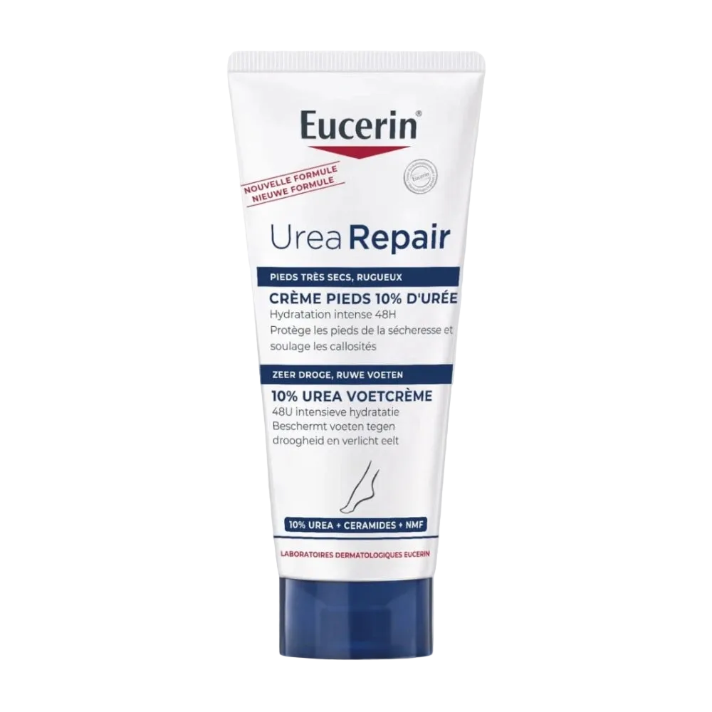 Eucerin UreaRepair Crème pour pieds très secs avec 10% d’Urée, 100ml, crème hydratante pour mains et pieds par Celvess Cosmetic