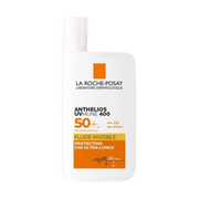 LA ROCHE-POSAY Anthelios UVMUNE 400 Invisible SPF50+ face sunscreen in 50ml bottle, lightweight and protective.