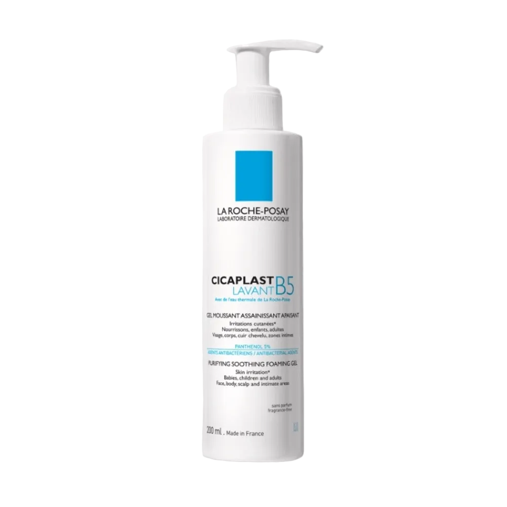 LA ROCHE-POSAY Cicaplast Gel Lavant B5+ 200ml, gentle body cleanser and shower gel, suitable for sensitive skin.