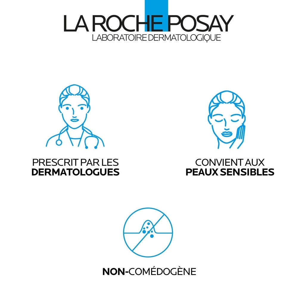 LA ROCHE-POSAY Effaclar Gel Moussant, purifying facial cleanser in 200 ml bottle by Celvess Cosmetic