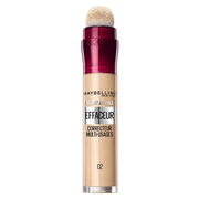 Maybelline Eraser Eye 2 Nude anti-concealer in a beige shade, showcasing the product tube with applicator and branding.
