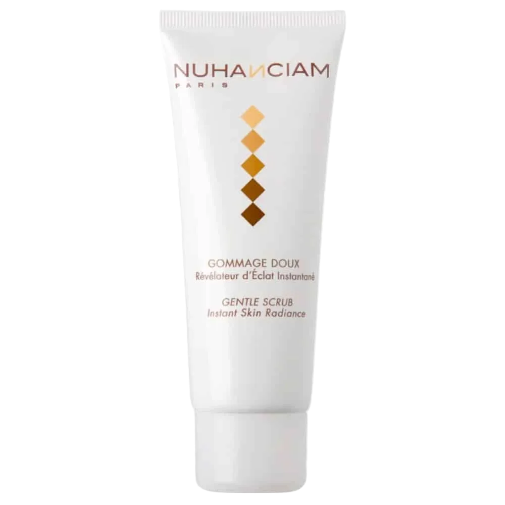 Celvess Cosmetic NUHANCIAM Gommage Doux Eclat Instantané 75ml exfoliating scrub with gentle, brightening formula for radiant skin
