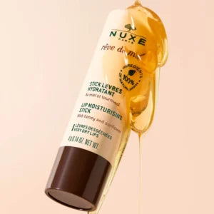 Nuxe Rêve De Miel hydrating lip balm stick by Celvess Cosmetic, 4g, with a smooth, nourishing formula for soft lips.