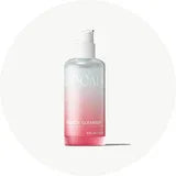 Flacon pompe de soin hydratant pour le visage, fond blanc, soin de la peau