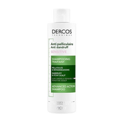 Vichy Dercos anti-pelliculaire sensitive shampoo in a 200ml bottle, sulfate-free, for scalp care and dandruff treatment.